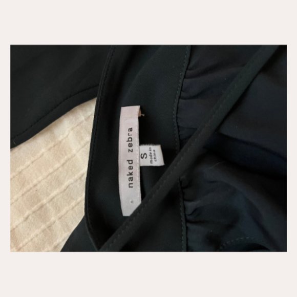 Emerald Chiffon Mini Dress - Picture 2 of 3